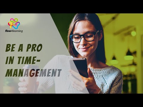 Be a pro in time-management